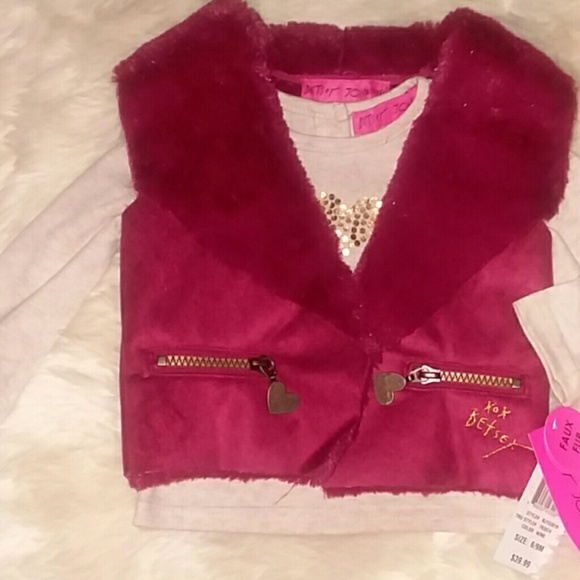 NWT Girls Betsey Johnson 3 Piece Outfit 6/9 Months - Picture 2 of 8